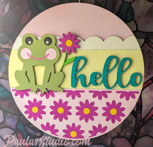 A Froggy Hello with Paula's Studio