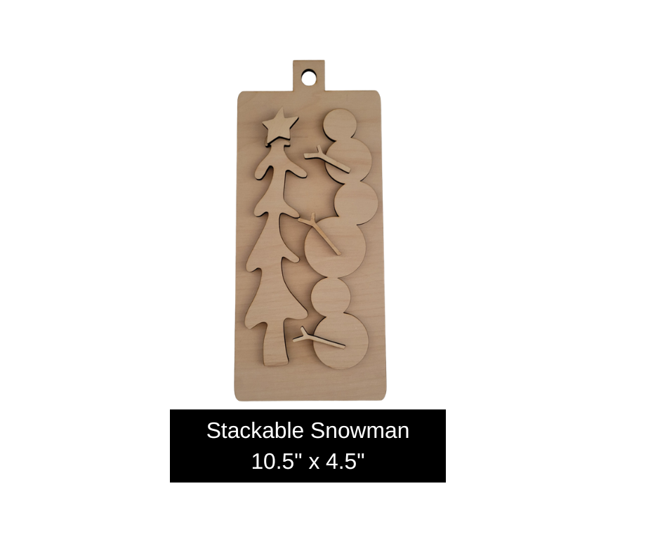 Stackable Snowman