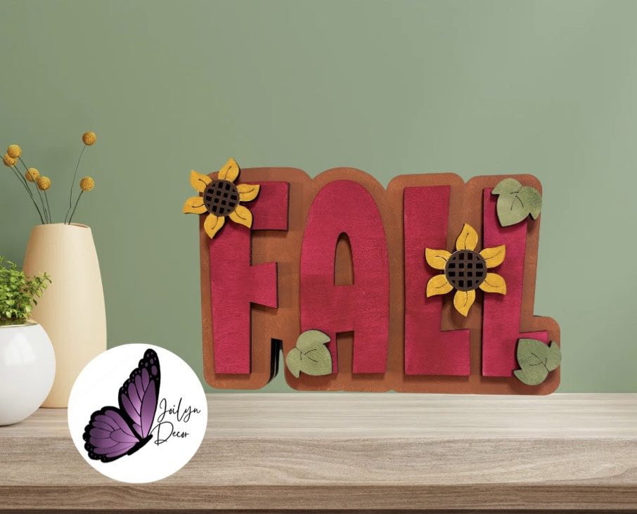 Chunky Fall Sunflower Sitter