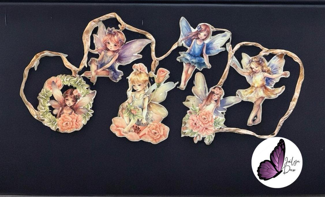 Magnolia Rub On Transfer Wood Cutouts