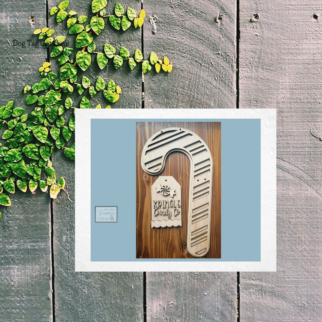 Candy Cane Door Hanger
