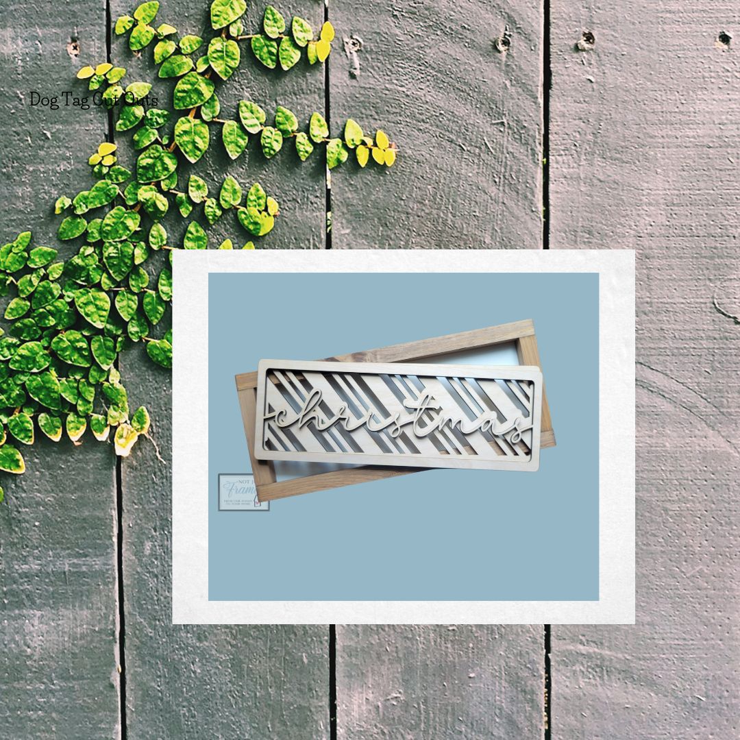 Christmas DIY Wood Frame Kit