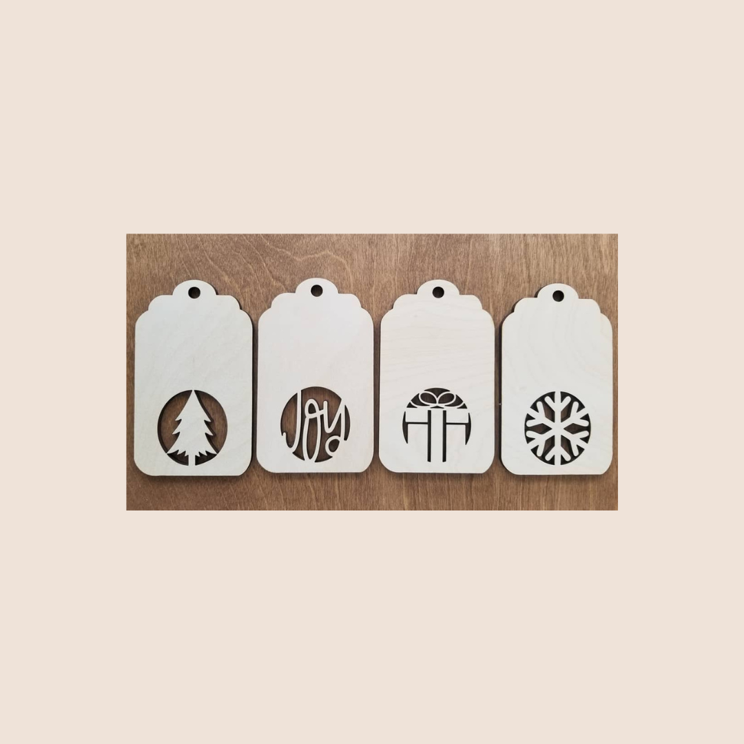 Christmas Tags (set of 4) – Not Just Frames