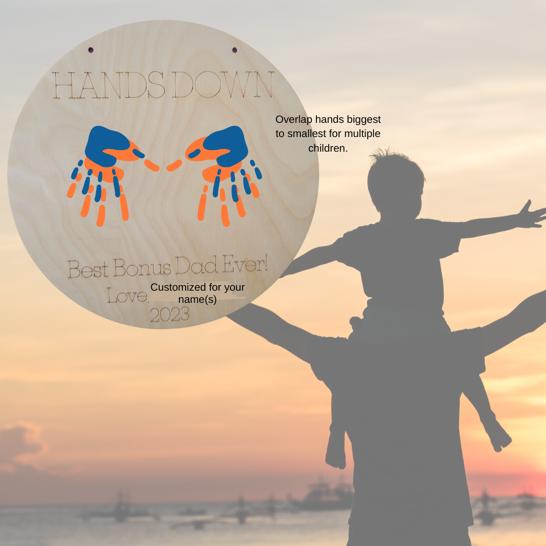 Father's Day Handprint Sign