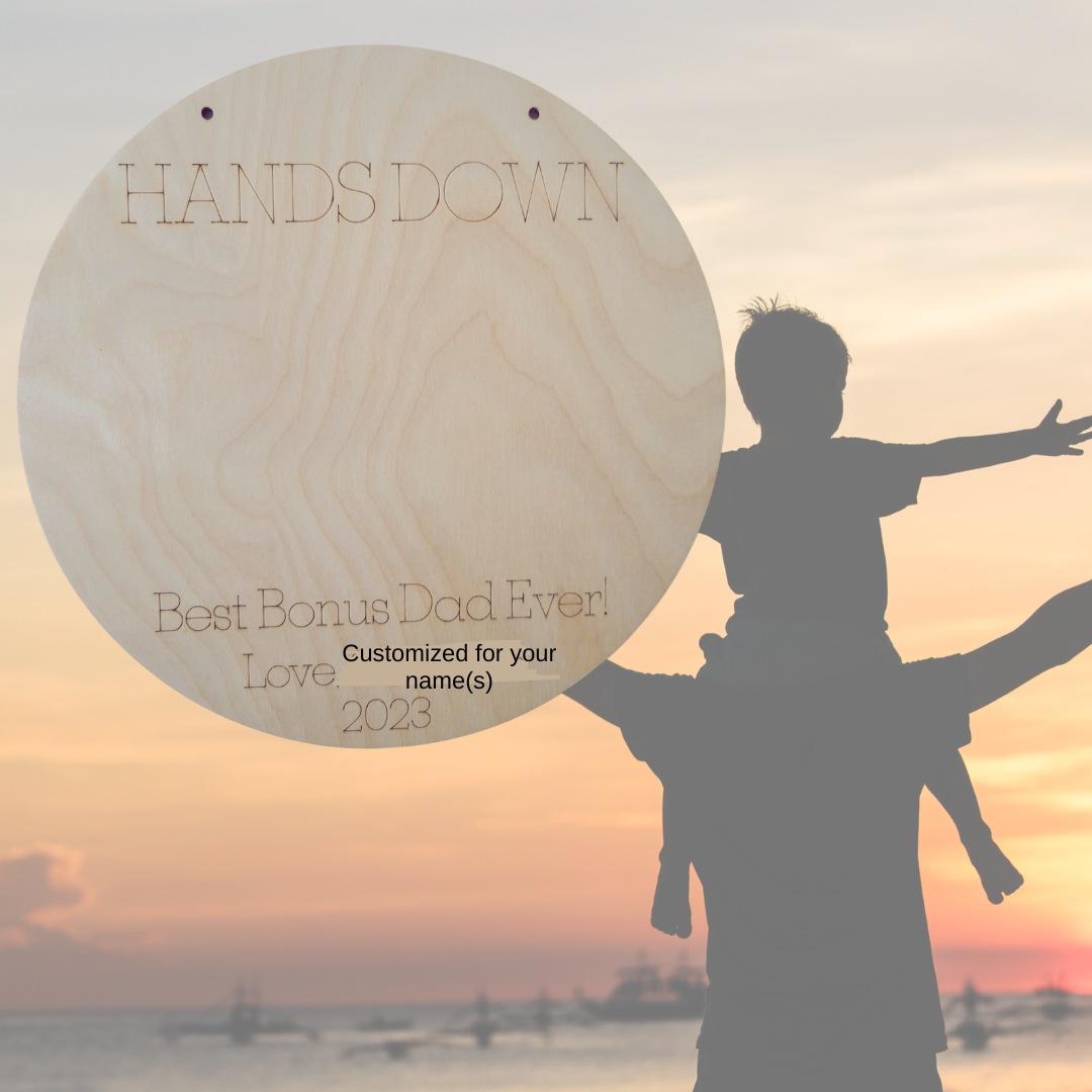 Father's Day Handprint Sign