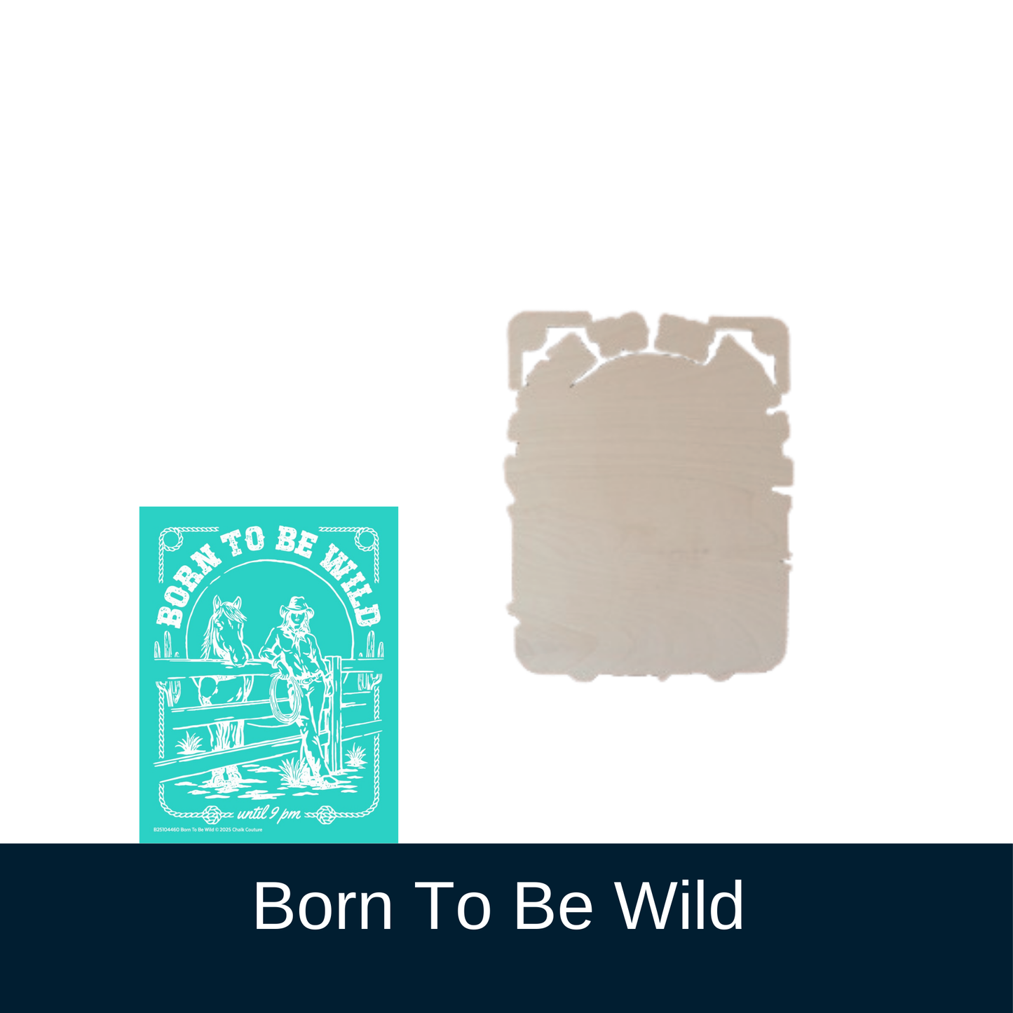 Born to be Wild - Chalk Couture