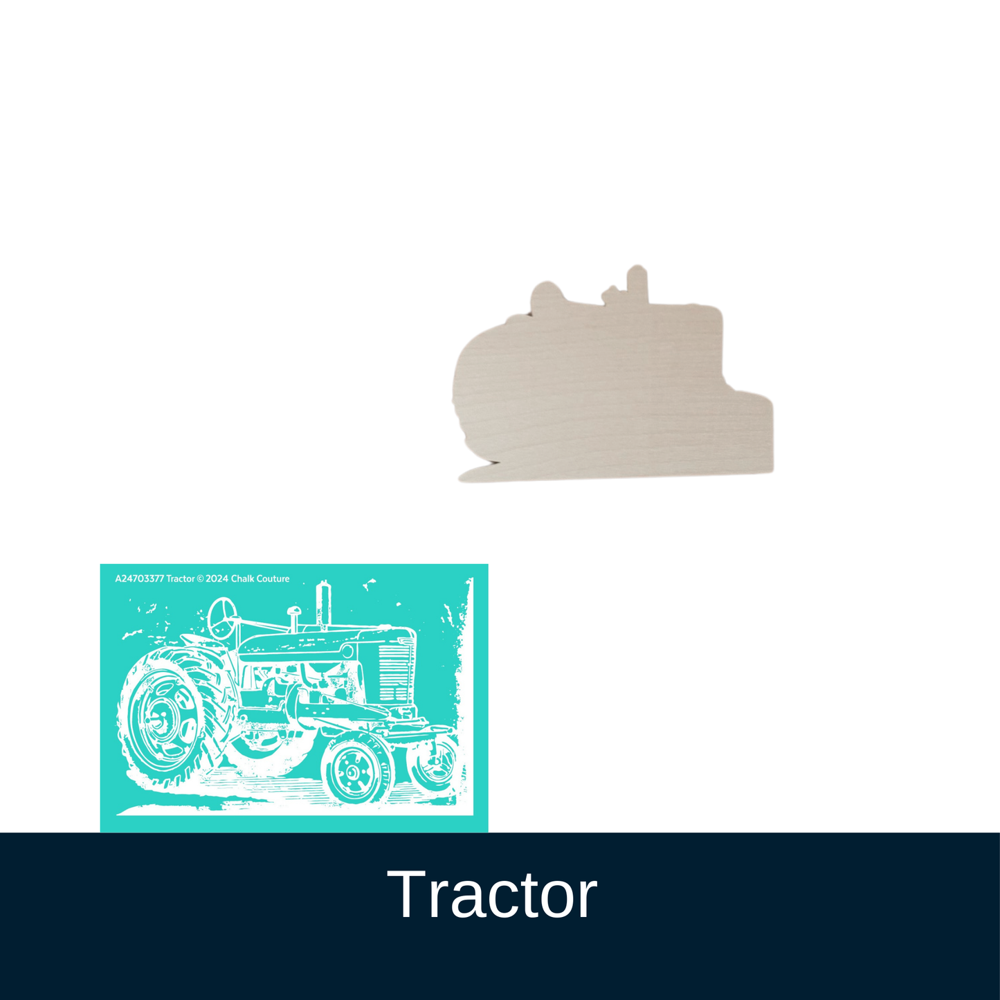 Tractor - Chalk Couture