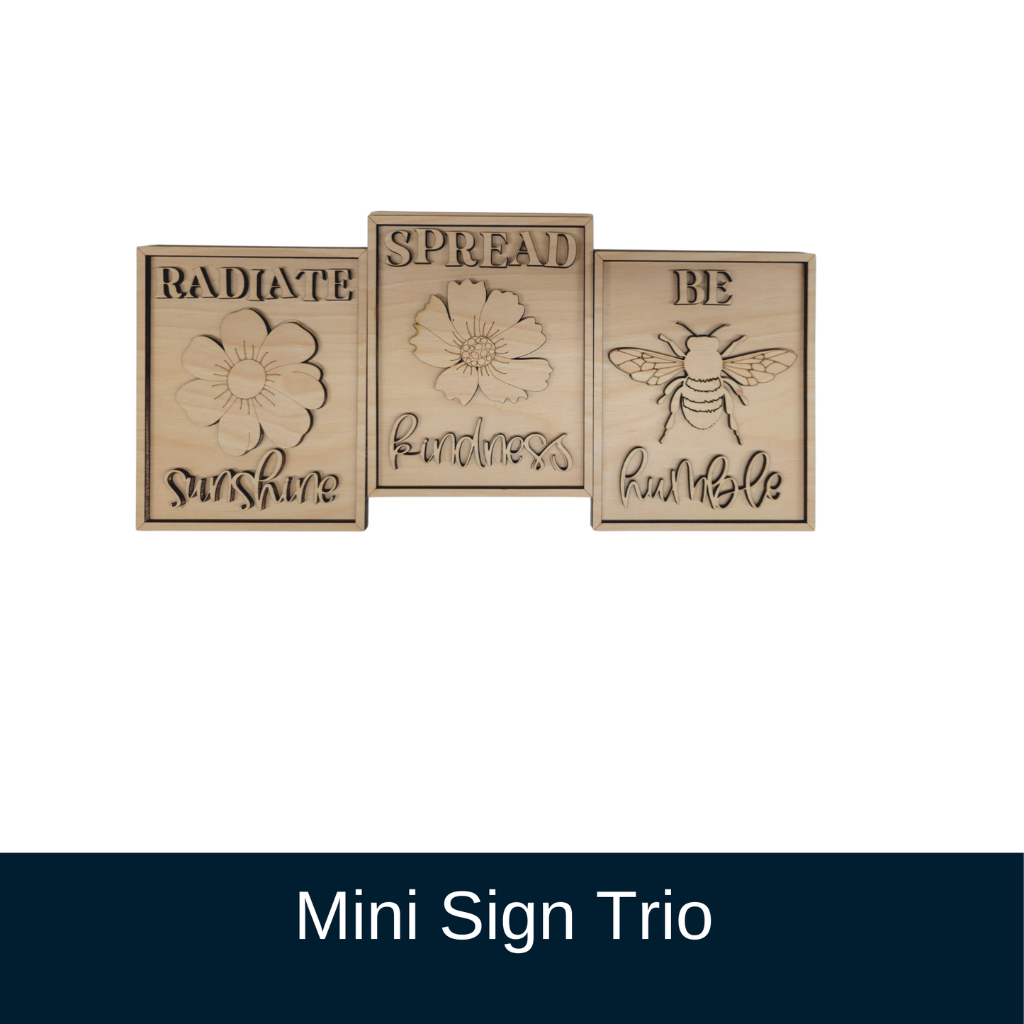 Spring Mini Sign Trio