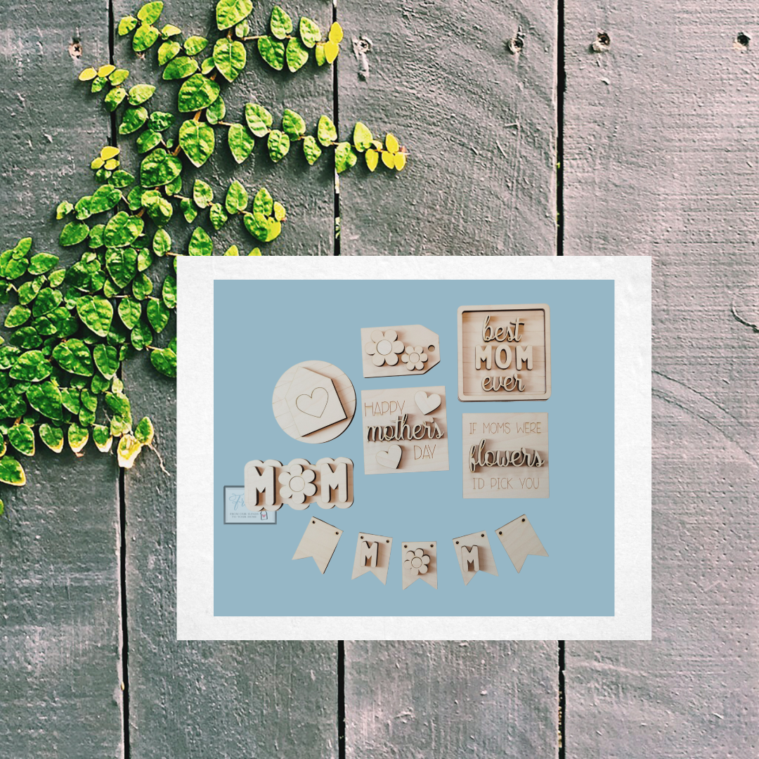 Mothers Day Tiered Tray DIY Kit