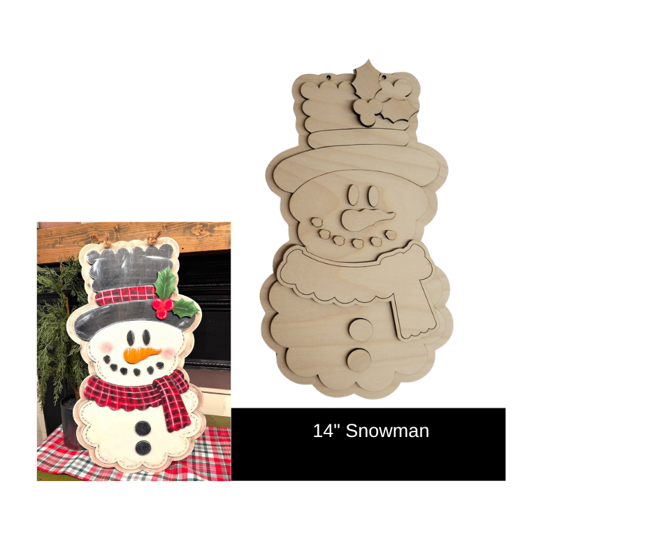 Jolly Snowman – Layered DIY Wood Kit