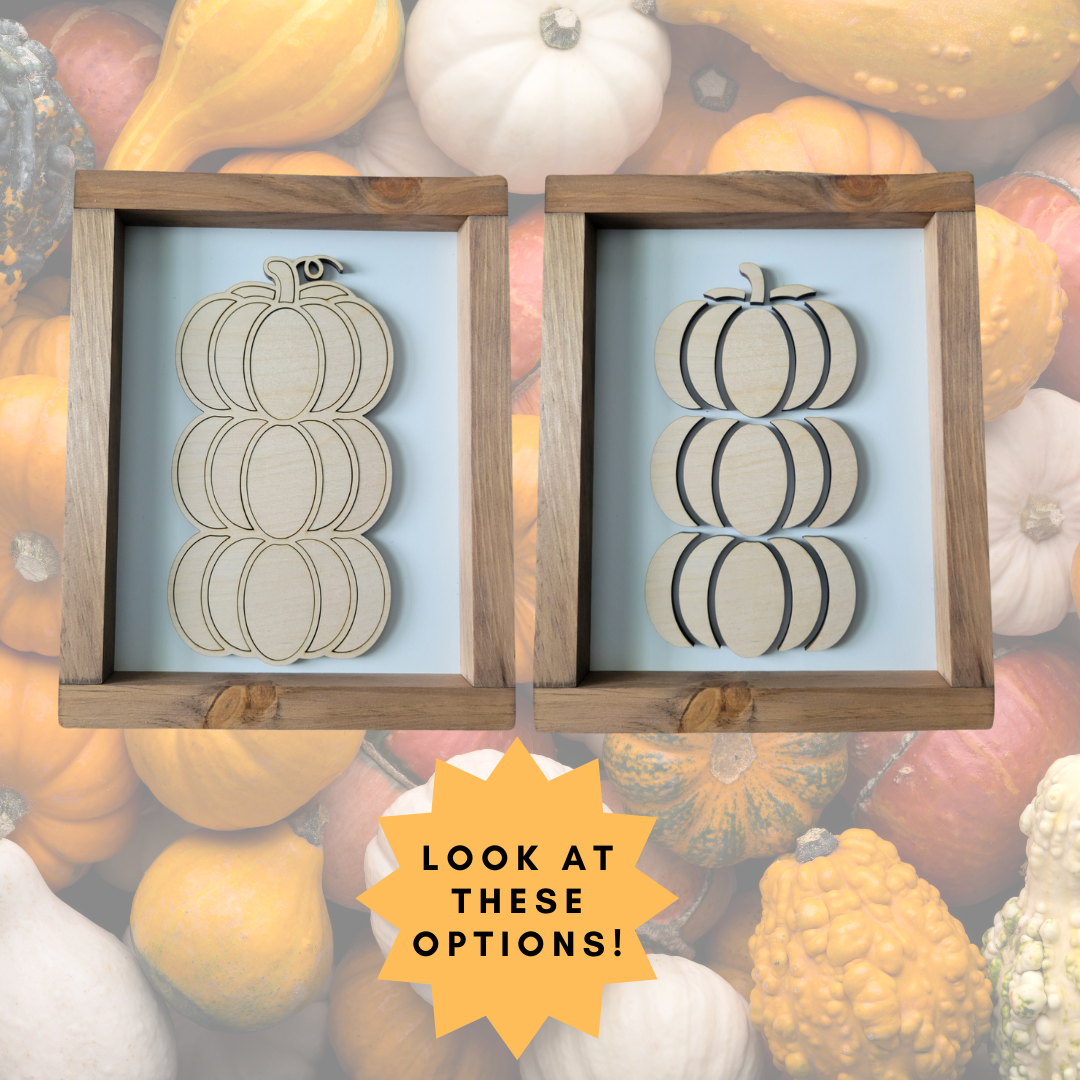 Stacked Pumpkins