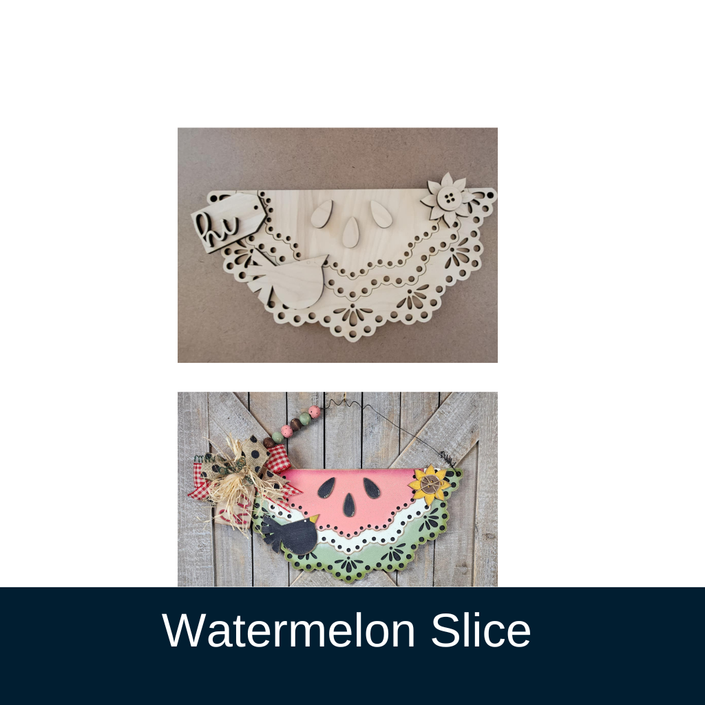 Watermelon Slice Door Hanger