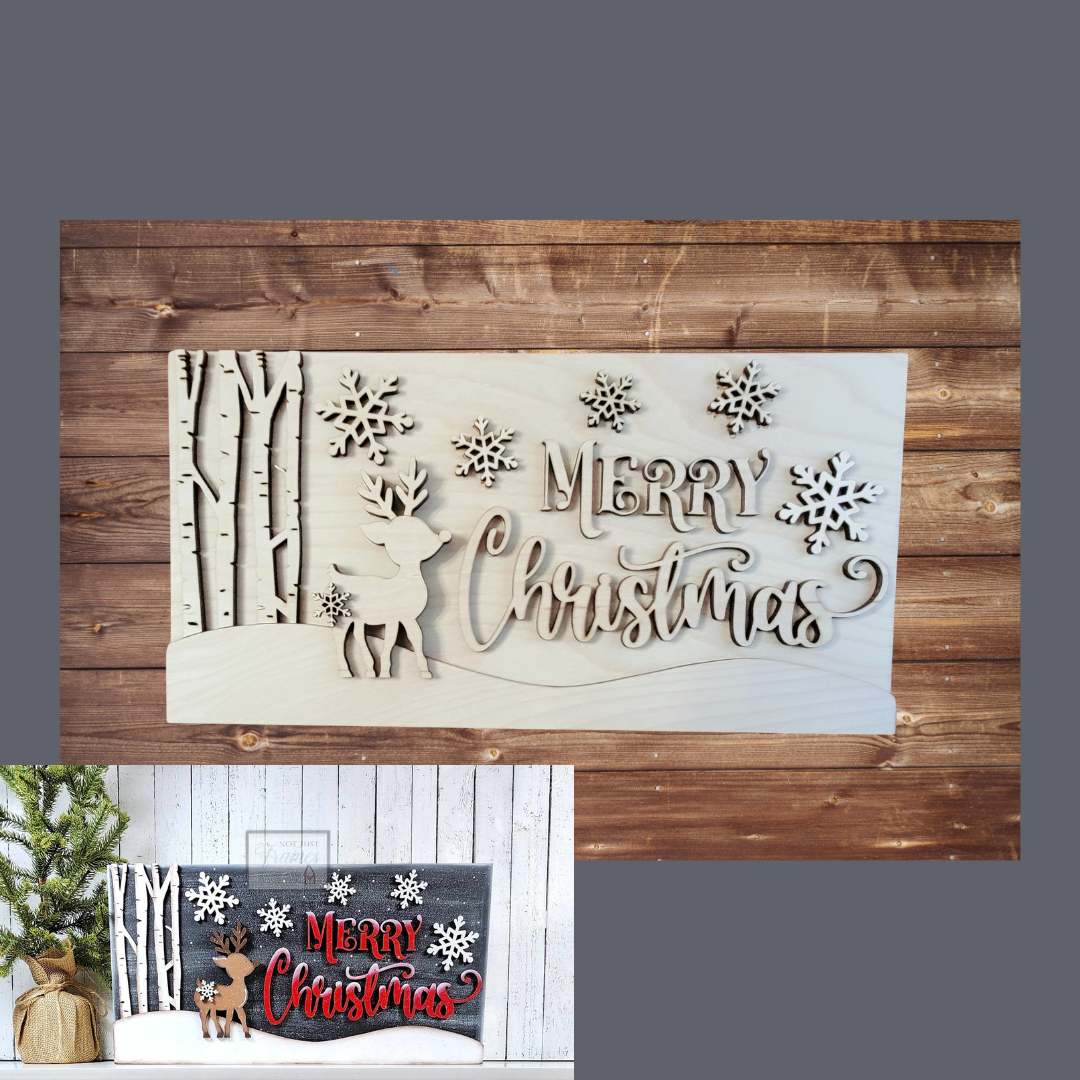 Reindeer Mantle Piece