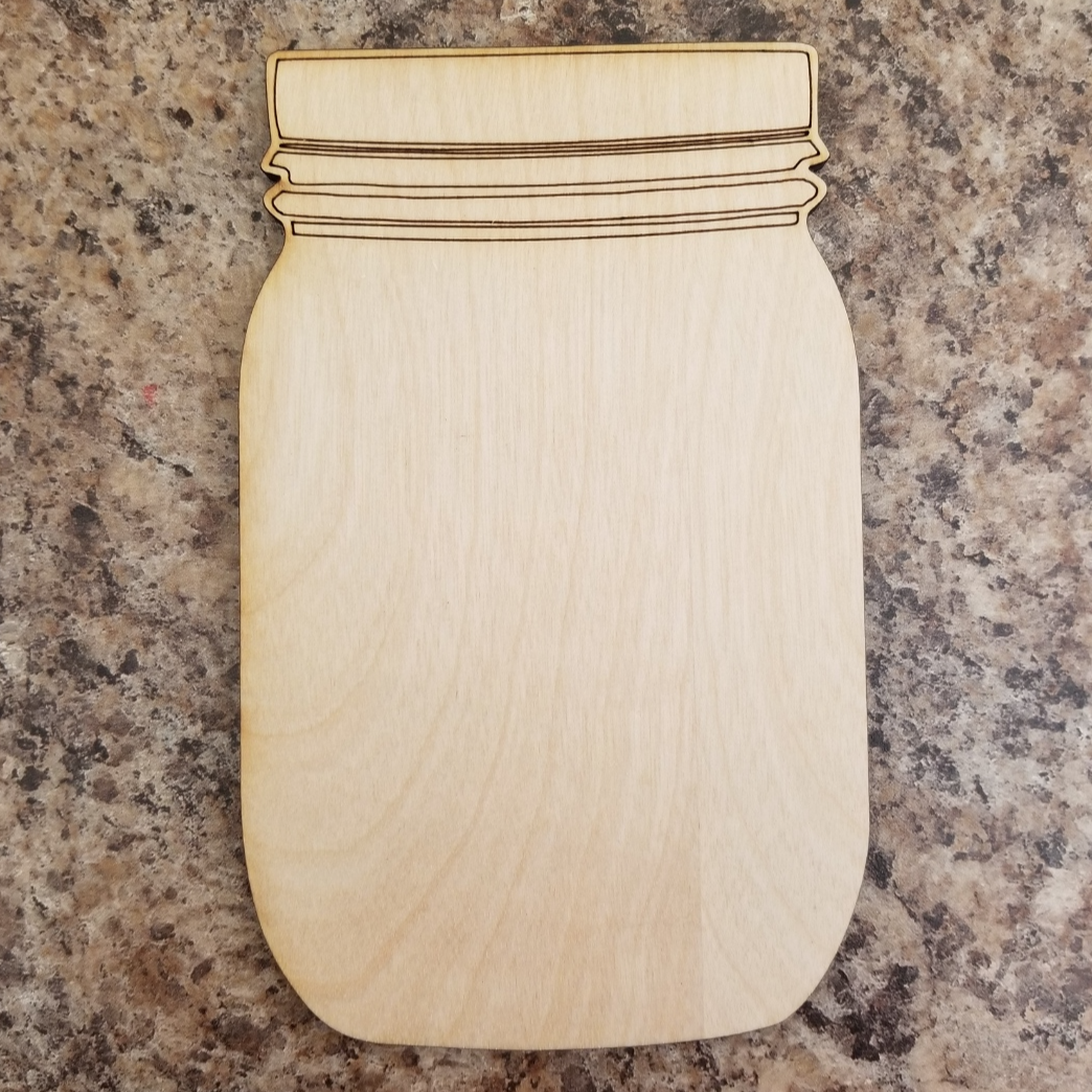 Mason Jar Cut Outs