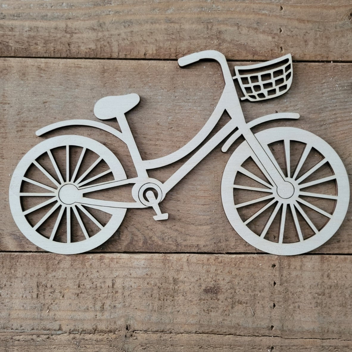 Bicycle with Basket (set of 3)
