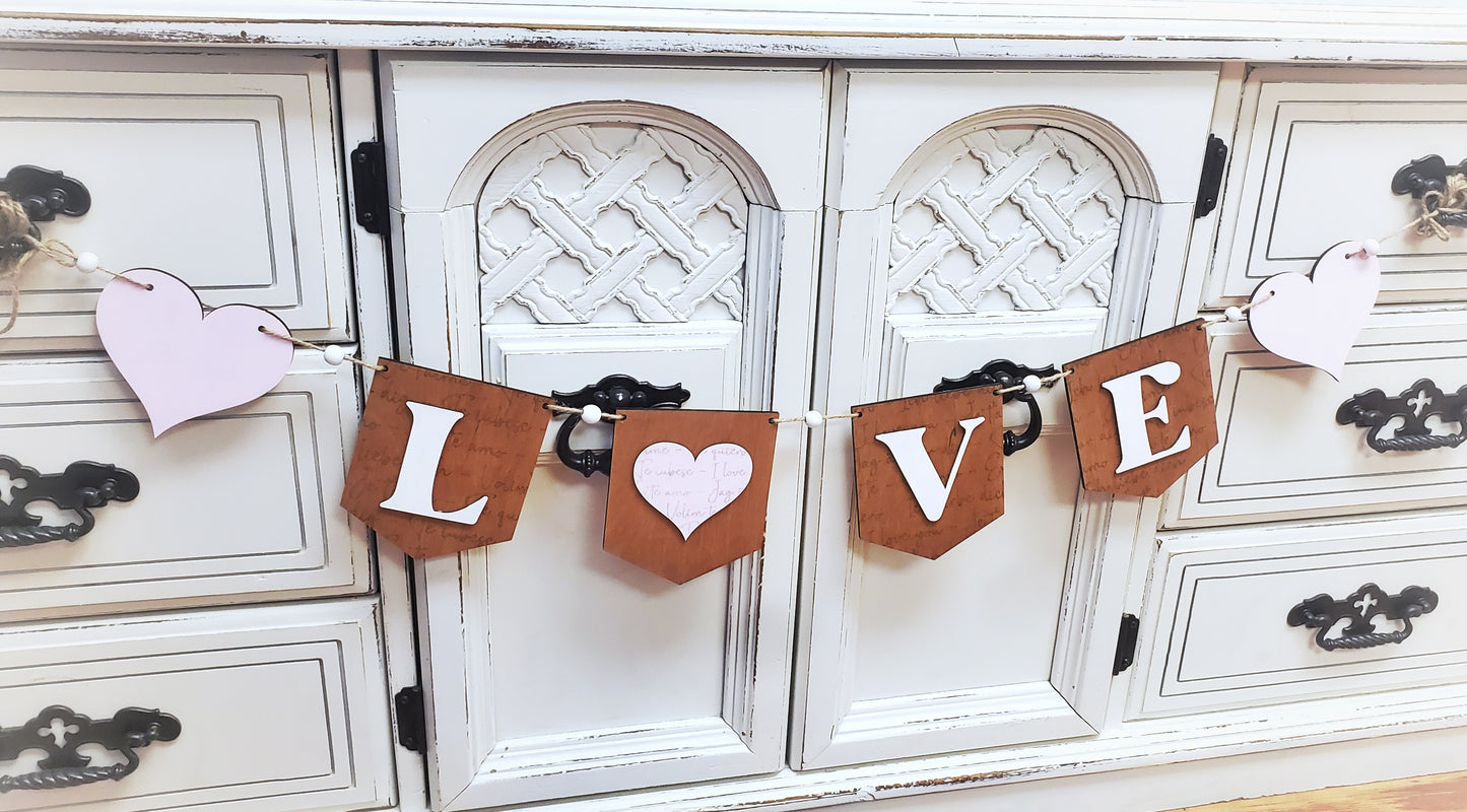 Love Language Tiered Tray Set