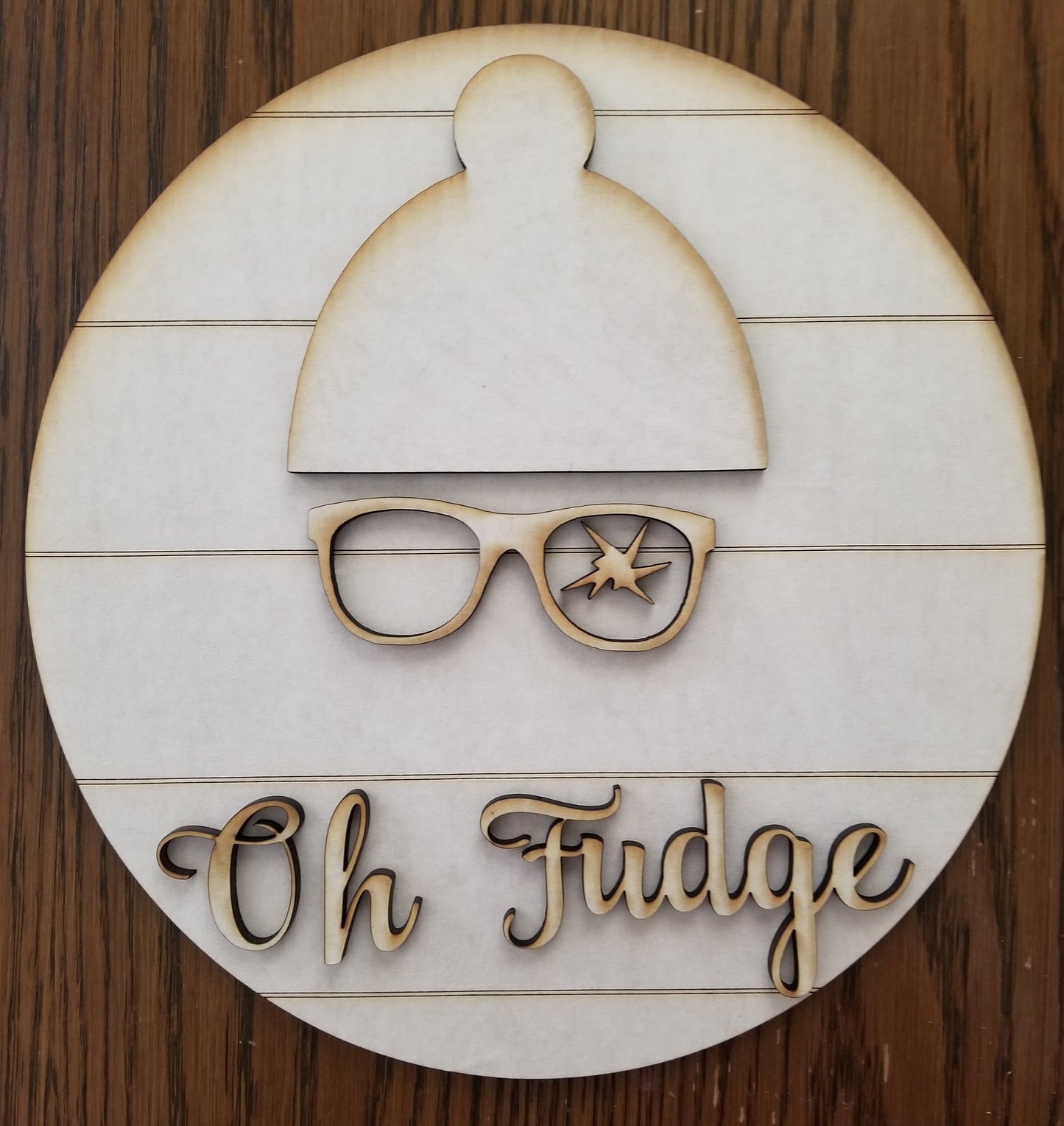 Wood Blanks Vintage Truck Vintage Transfers Laser DIY Chalk Couture Blank Shapes, Oh Fudge
