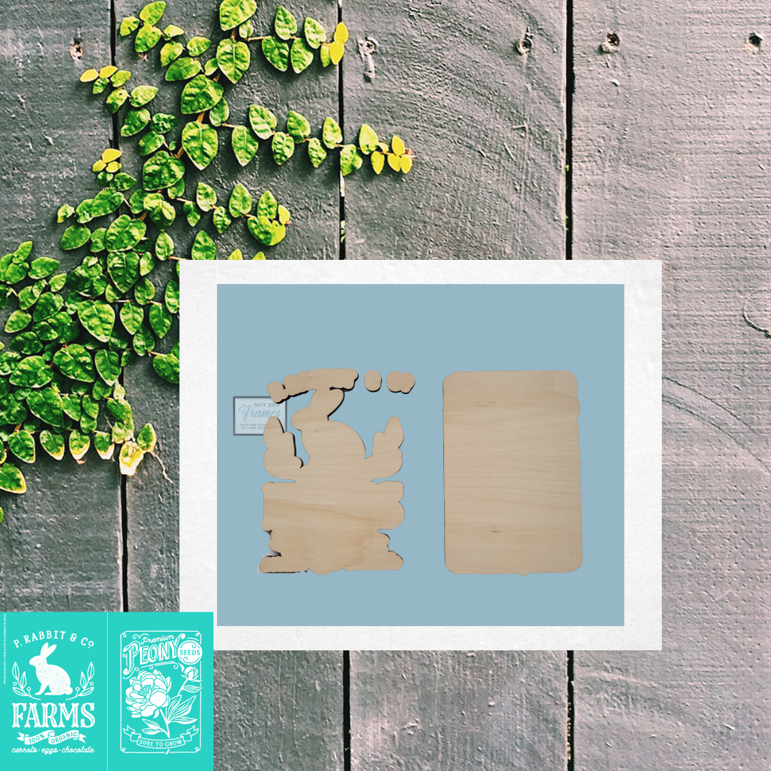 RabbitCoSuretoGrow, Chalk Couture Wood Cut Outs