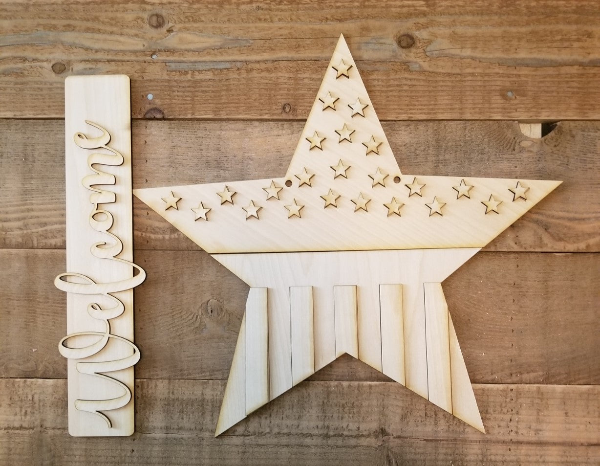 Welcome Stars & Stripes DIY Kit