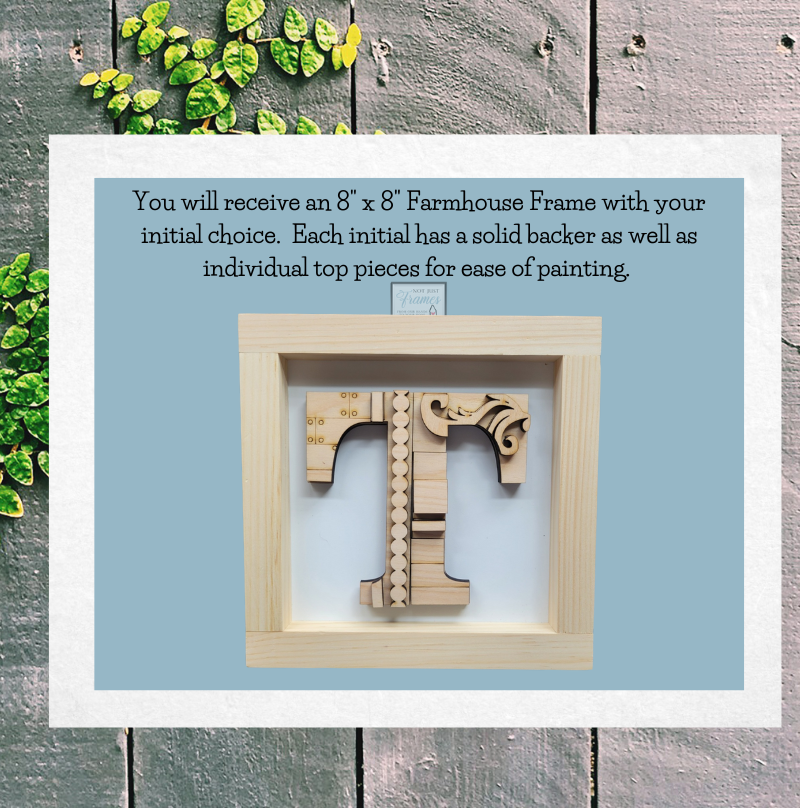 Initial Farmhouse Sign Kit