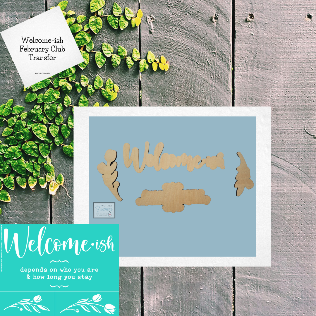 Wood cutouts for the February 2023 chalk couture club