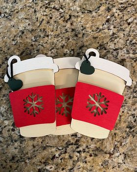 Coffee Cup, Gift Card Holder DIY Kit