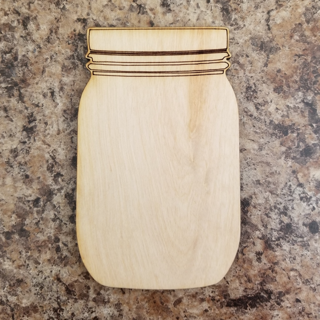 Mason Jar Cut Outs