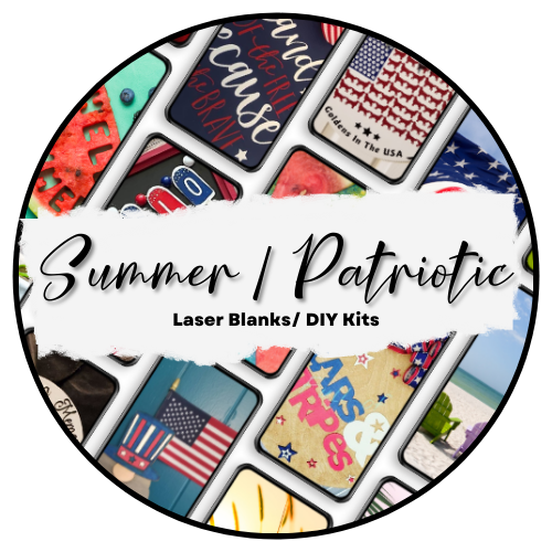 Summer/ Patriotic (Lasered Items)