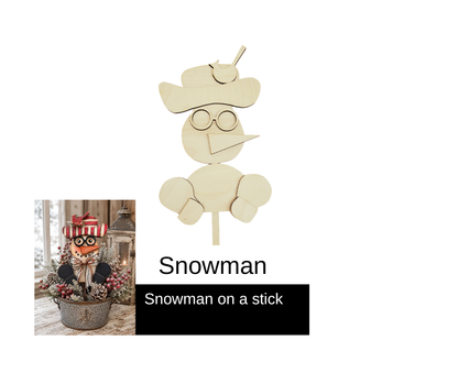 Seasonal Character Sticks