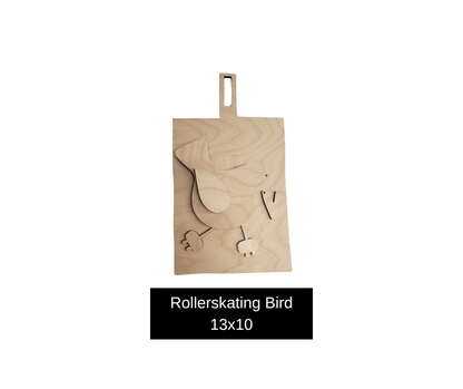 Rollerskating Bird