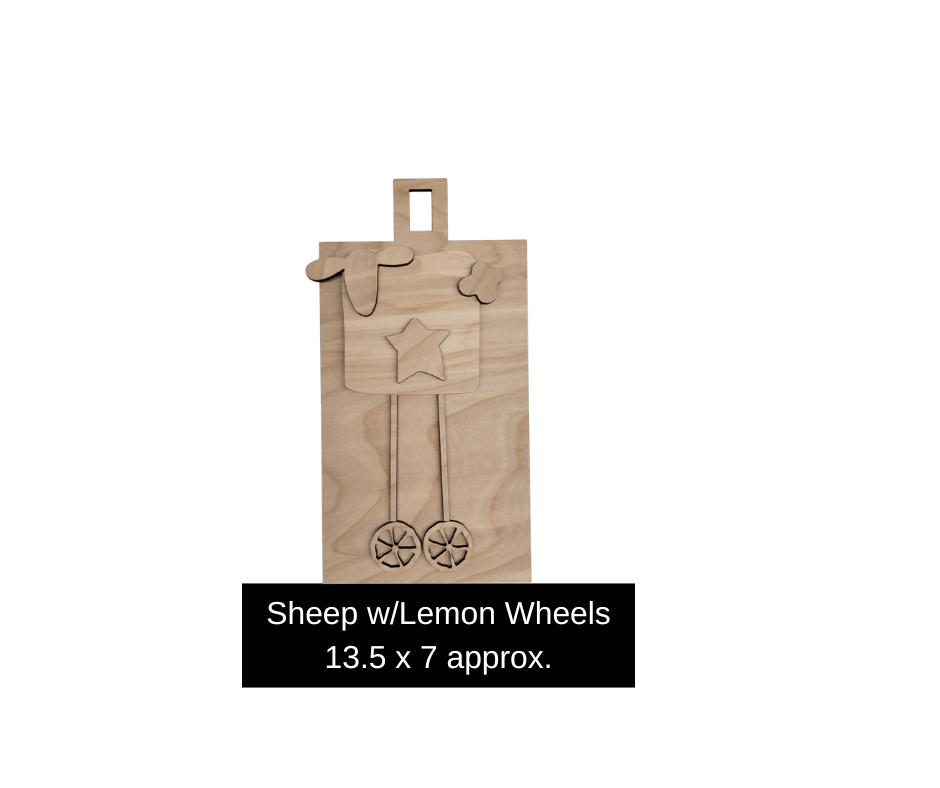 Sheep w/Lemon Wheels