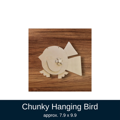 Chunky Hanging Bird