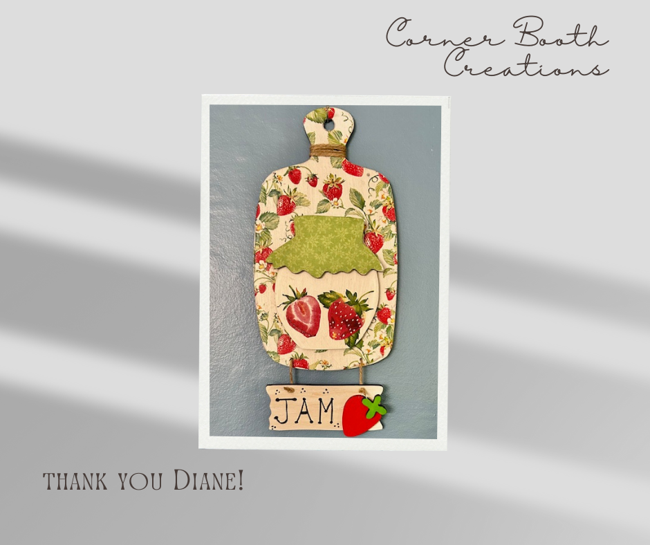 Strawberry Jar Board w/Sign