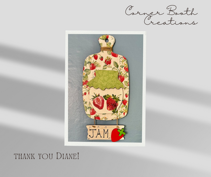 Strawberry Jar Board w/Sign