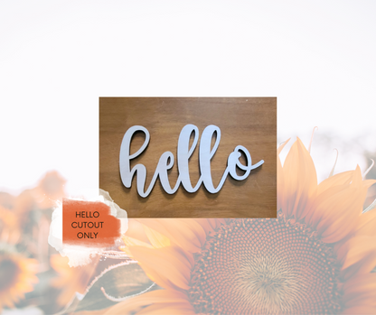 TJCreates Hello Sunflower