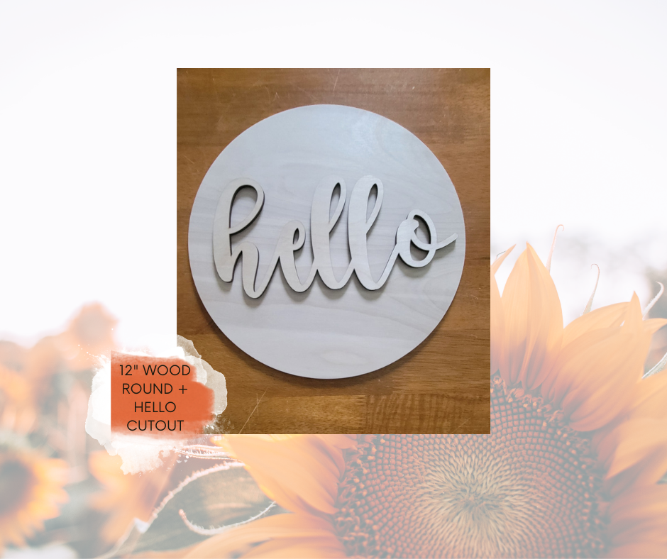 TJCreates Hello Sunflower