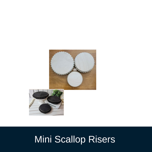 Mini Scallop Risers