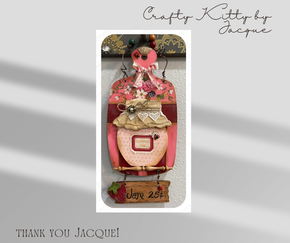 Strawberry Jar Board w/Sign