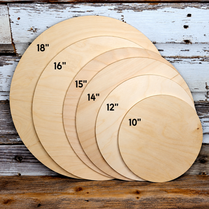 Wood Rounds for Crafting | Set of 6