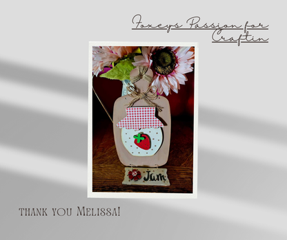 Strawberry Jar Board w/Sign