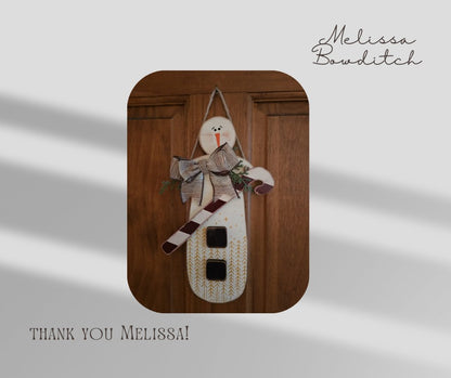 Hanging Snowman & Shovel