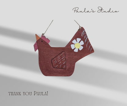 Chicken/Rooster Hanging Set