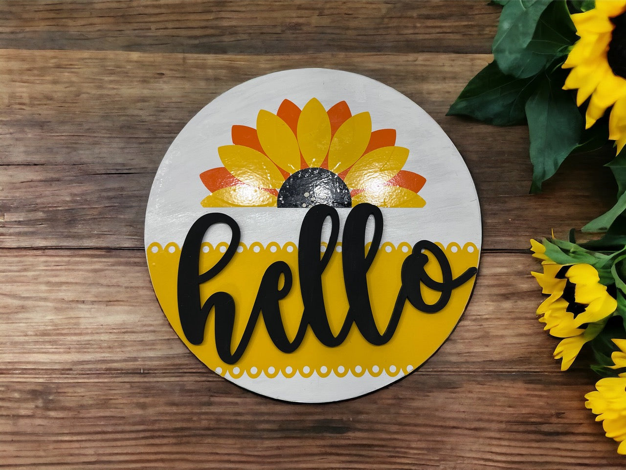 TJCreates Hello Sunflower