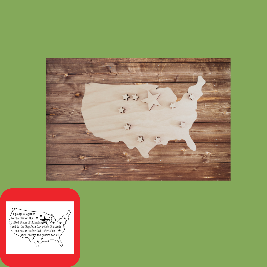 Pledge Frame Design Pledge of Allegiance – Not Just Frames