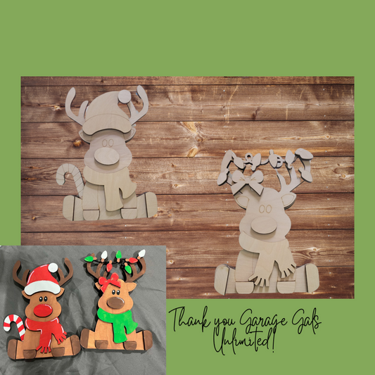 Reindeer Shelf Sitters