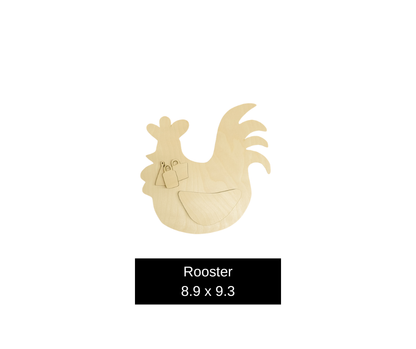 Rooster w/bells