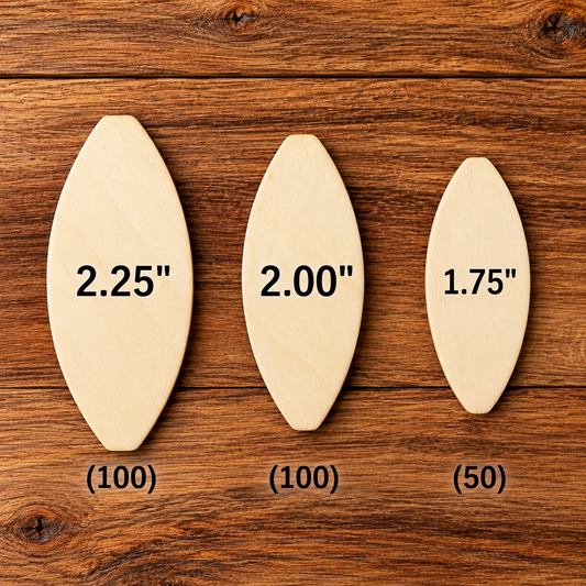 Wood Biscuits - 250 Pack