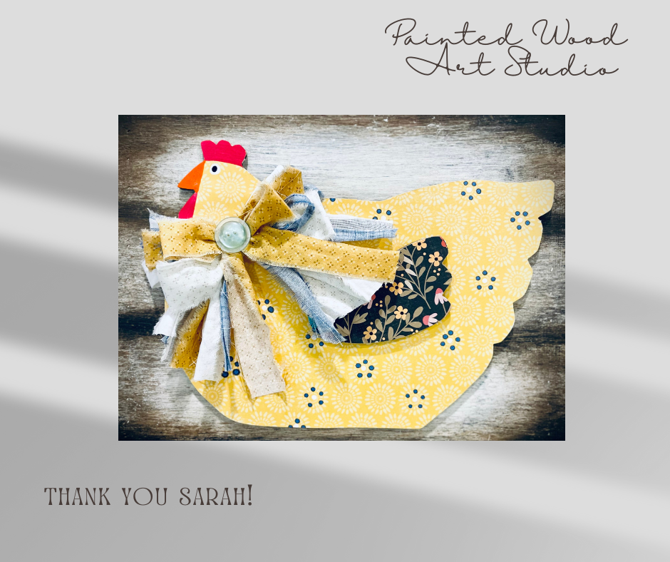 Chicken/Rooster Hanging Set