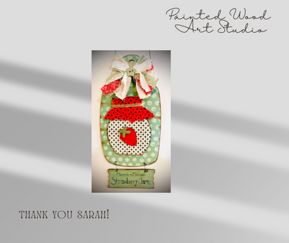 Strawberry Jar Board w/Sign