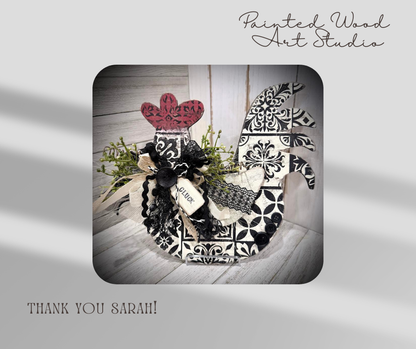 Wonky Rooster w/Pestles